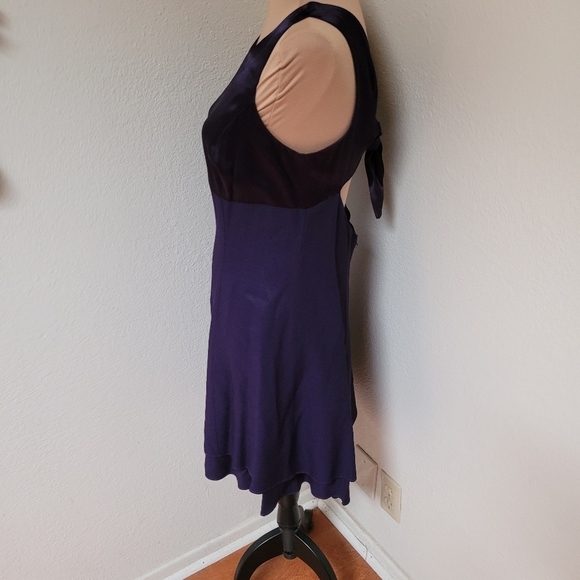 C.D.C. Petites Purple Dress - Picture 3 of 4
